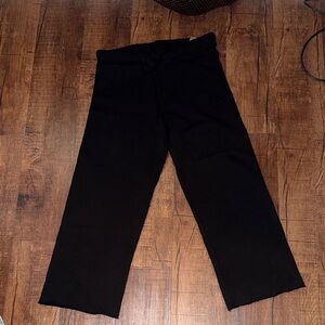 Frank & Eileen Black Tie-Waist Pants